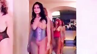 A group sex session with a sexy woman having big natural tits