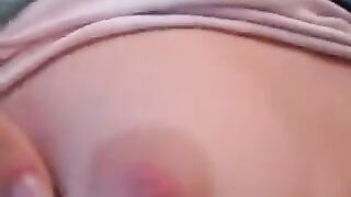 First experience of completely naked lesbian sex, featuring a young pregnant woman