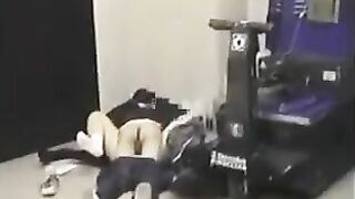 He took off his pants and began to fuck girlfriend in ass