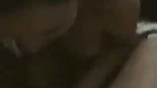 A chubby woman dances naked in front of her husband, showcasing her bold side