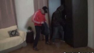 Older man makes love with his granddaughter and grandson