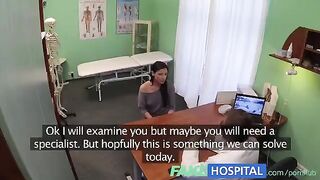 A cunning doctor examined the patient and had his way with her