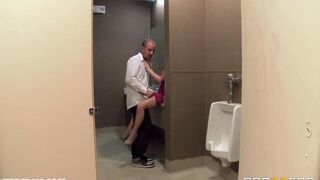 I met the waiter in the restaurant bathroom and he fucked me hard
