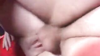 A man barely fucked a girl with her hands tied up