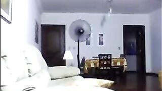 As usual, in the evening they fucked on the couch with passionate intensity