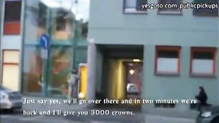 My friend brought a girl to me and she started to make blowjob