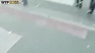 Tourist left his girl in the mountains and fucked a local girl