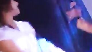 A girl became drunk at the nightclub and got intimate with strangers