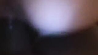 Negro man’s sperm on the Latina Pope’s face, she rubs it all over her body