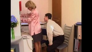 A mother gets her son fucked by a Russian slut with no conscience