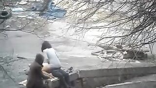 The guy was photographing intimate moments with girls in the public street