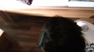 Girl was fucked by her beloved in stockings