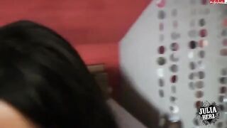 Girl was fucked by her beloved in stockings