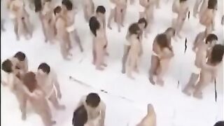 The largest gangbang in history is an amazing spectacle you must see!