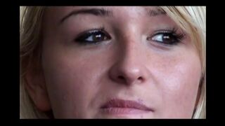 Girl sucks guy’s cock after he fucked her ass
