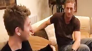 The sister poses naked, and the brother removes his clothes too