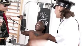 Negro guy fucked two girls in a threesome sex
