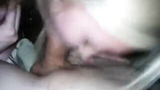 A cute Ukrainian girl gave a stunning blowjob and jumped on her boyfriend’s cock