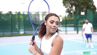 Girl was hanging out with a guy after his practice