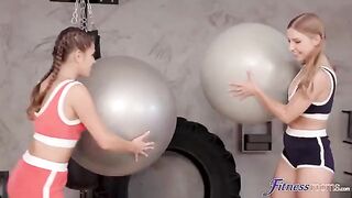 The sweetest lesbian sex with sensual pussy licking and caressing