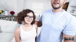 Leana doesn’t touch the ground with her feet, she loves to fuck