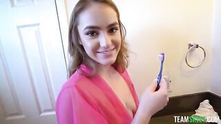 The only way to shut her up is through hardcore sex