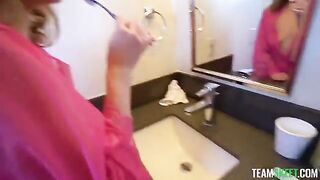 The only way to shut her up is through hardcore sex
