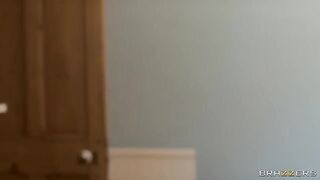 A hot girl has sex in the shower with her partner, enjoying every moment