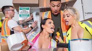 Working Girls 3 is an orgy video with three girls getting fucked hard