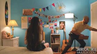 A young girl breaks the rule for freshmen and has sex