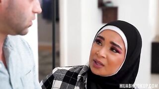 A girl is having fun with her boyfriend in doggystyle position