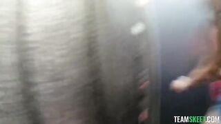A guy is leaving his cock to hang out