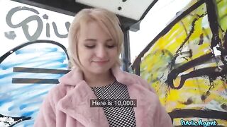 A student is fucking with a pick-up guy in the basement
