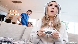 A hot nerd with glasses gets fucked hard in this steamy scene