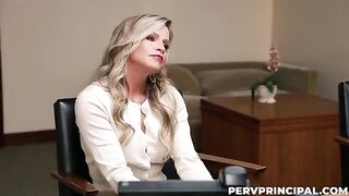 I promise I'm on top of it, and this office handjob video proves it
