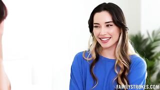 Cheating Teens In Hot FFM Threesome - a million dollar mouth