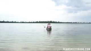 I caught a cock in the nature for outdoor fun