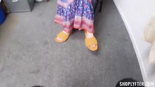 A girl is trying to be a good girl but keeps failing
