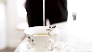 How to be successful: the maid is fucked on the kitchen table