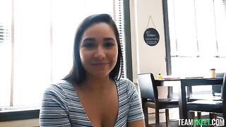 A hot chick got some hands-on advice on intimate skills