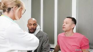 Two girls fuck the hot doctor who doesn’t give a shit