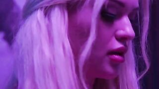 London Laurent, busty blonde newbie, takes on the pilot's big dick