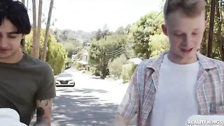 The Lil Humper Gang has found a gorgeous MILF to fuck with