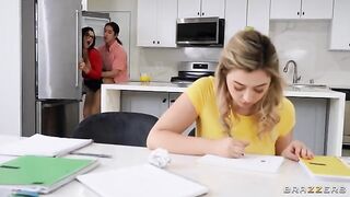 Tips from a tutor and big natural tits action