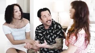 A rich man is having sex with a girl because of loneliness