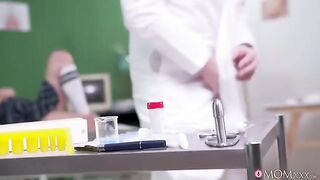 The doctor's penis was cured by a hot patient in sexy clothes