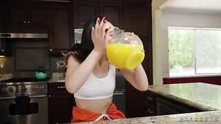 He promised to be gentle with her small tits