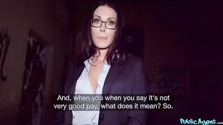 A teacher with glasses fucked a student-britka