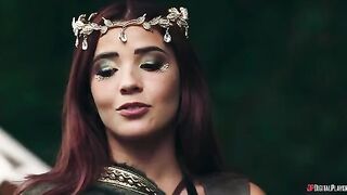 A blowjob with the rangers in the woods. A girl has no chance to escape
