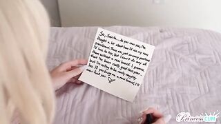 How to get a new year's orgasm? Babe shows us the way